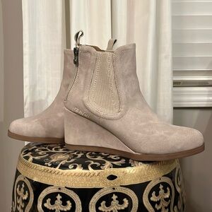 Blowfish Malibu Whitesands Prospector Ankle Boots Heel Suede